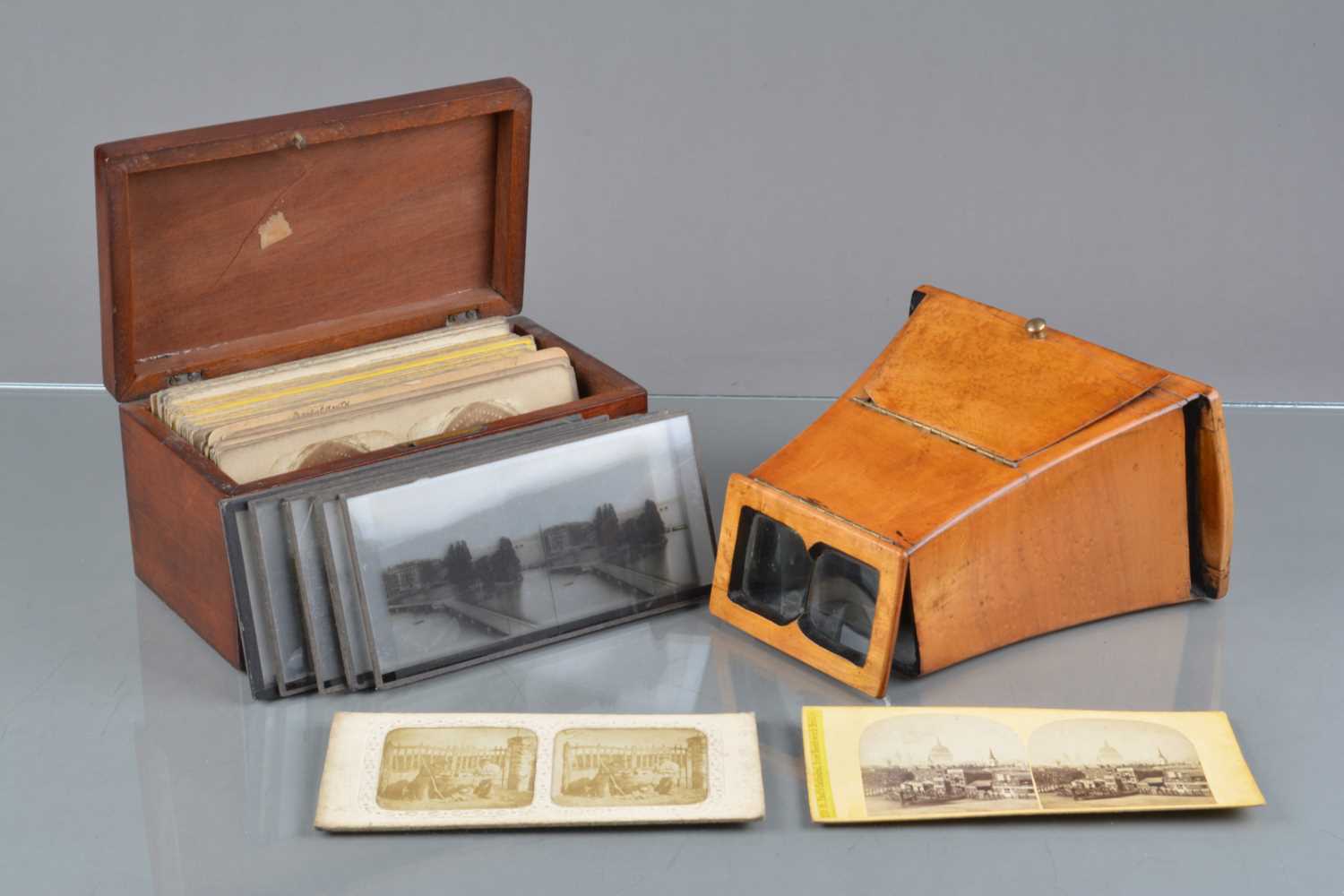 Lot 83 - Stereoscope Cards and Diapositives