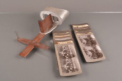 Lot 96 - Stereoscope and Cards