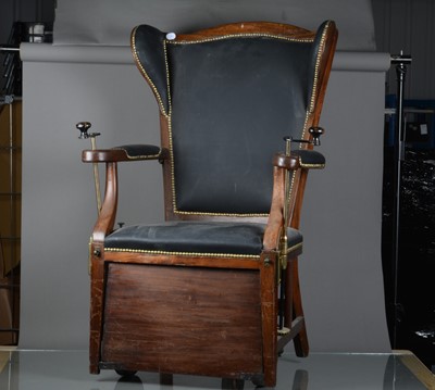 Lot 120 - A Merlin-Pattern Invalid or 'Gouty' Chair
