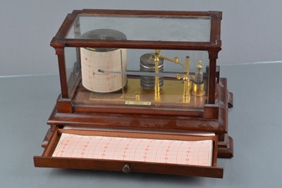 Lot 145 - An early 20th Century brass Stanley Aneroid Barograph