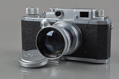 Lot 154 - A Canon IIB Rangefinder Camera