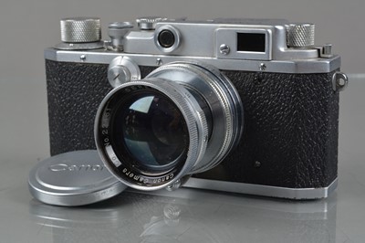 Lot 157 - A Canon IIB Rangefinder Camera