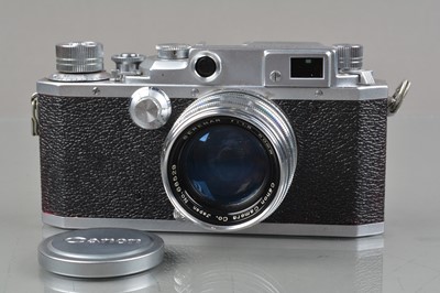 Lot 166 - A Canon IIIA Rangefinder Camera