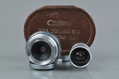 Lot 169 - A Canon 28mm f/3.5 Ultra Wide Angle Serenar Lens