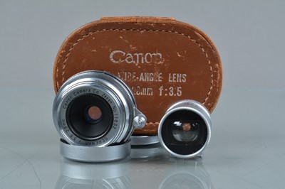 Lot 170 - A Canon 28mm f/3.5 Ultra Wide Angle Serenar Lens