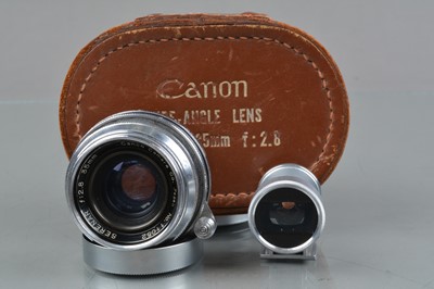 Lot 172 - A  Canon 35mm f/2.8 Wide Angle Serenar Lens