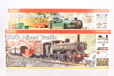 Lot 163 - Hornby 00 Gauge Eddie Stobart and Mixed Traffic Train Sets