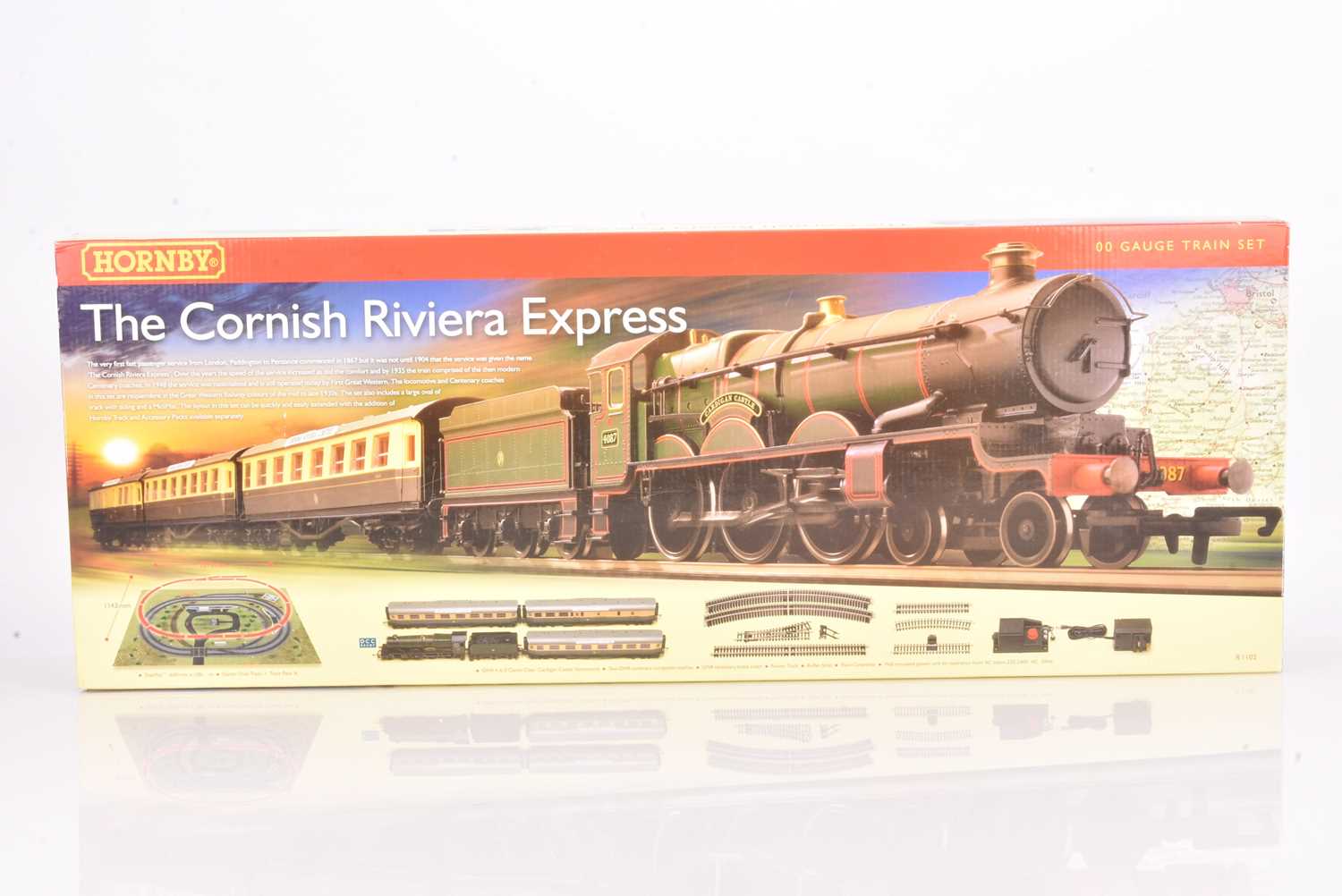 Lot 164 - Hornby 00 Gauge R1102 'The Cornish Riviera Express' Train Set