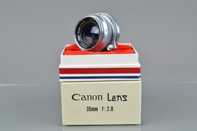Lot 236 - A Canon 35mm f/2.8 Wide Angle Lens