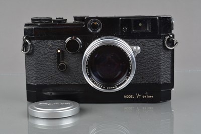 Lot 254 - A Canon VT de Luxe VTDZ  Rangefinder Camera