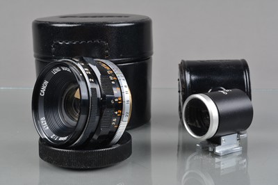 Lot 292 - A Canon 35mm f/2 Lens