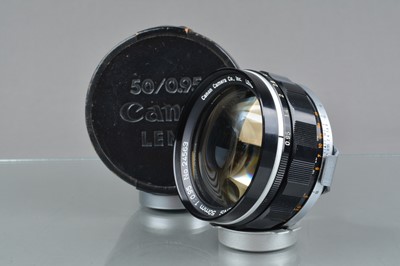 Lot 296 - A Canon 50mm f/0.95 lens