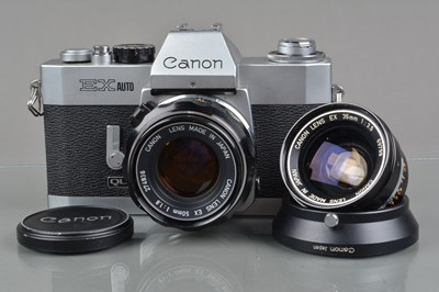 Lot 323 - A Canon EX Auto QL SLR Camera