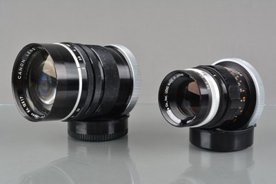 Lot 335 - Two Canon 100mm Lenses