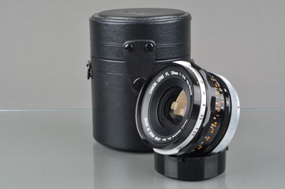 Lot 340 - A Canon FL 28mm f/3.5 Lens