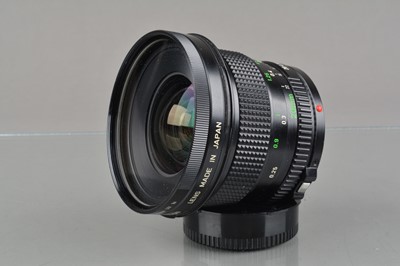 Lot 349 - A Canon FD 20mm f/2.8 Lens