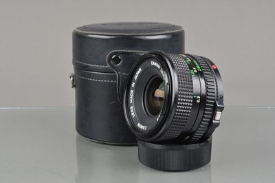 Lot 353 - A Canon FD 28mm f/2.8 Lens