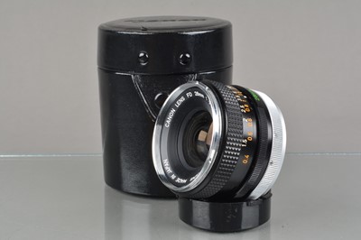 Lot 354 - A Canon FD 28mm f/3.5 Lens