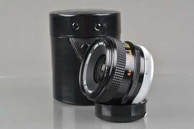 Lot 357 - A Canon FD 35mm f/3.5 S.C. Lens