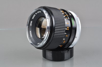 Lot 361 - A Canon FD 100mm f/2.8 Lens