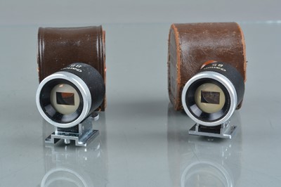 Lot 377 - Two Canon 85mm Finders