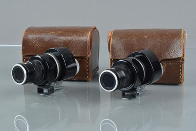 Lot 383 - Two Canon Universal Finder 2