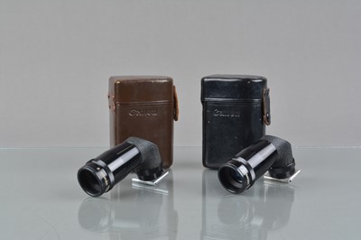 Lot 387 - Two Canon Waist Level Viewer 2