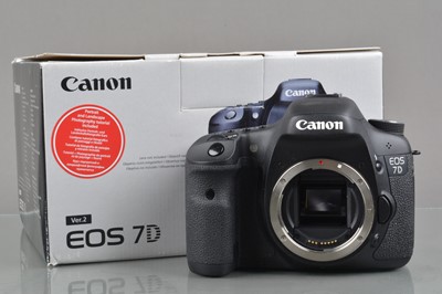Lot 394 - A Canon EOS 7D DSLR Camera Body