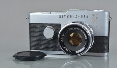 Lot 430 - An Olympus PEN F Half Frame Camera