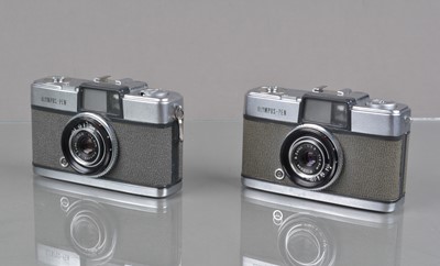 Lot 434 - Two Olympus PEN Half Frame Cameras