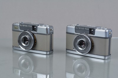 Lot 436 - Two Olympus-PEN EE Half Frame Cameras