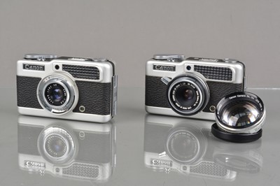Lot 446 - Two Canon Demi Half Frame Cameras