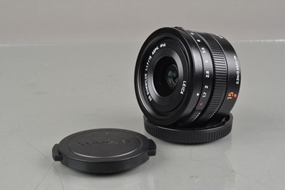 Lot 548 - A Panasonic H-X015 Lumix G Leica DG Summilux 15mm f/1.7 ASPH Lens