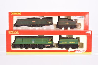 Lot 210 - Hornby China BR SR green 00 Gauge Steam Locomotives and tenders