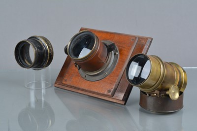 Lot 578 - A Dallmeyer Brass Portrait Lens