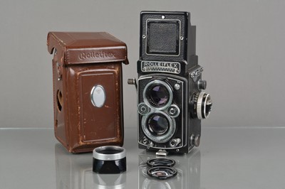 Lot 599 - A Rolleiflex 3.5E TLR Camera