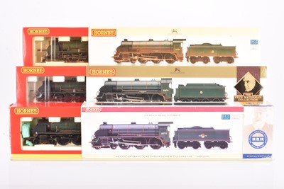 Lot 219 - Hornby China BR green King Arthur class  00 Gauge Steam Locomotives and Tenders
