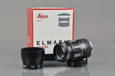 Lot 671 - A Leitz Wetzlar 90mm f/2.8 Elmarit M Lens