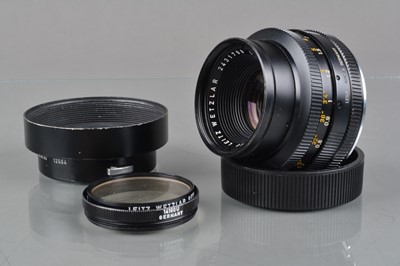 Lot 674 - A Leitz Wetzlar 50mm f/2 Summicron-R Lens