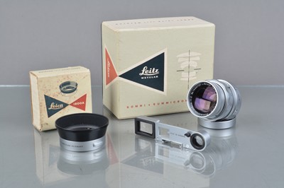 Lot 676 - A Leitz Wetzlar 5cm f/2 Dual Range Summicron-M Lens