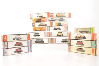 Lot 35 - N Gauge British and Continental Outline Goods Wagons (19)