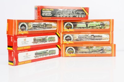 Lot 105 - Hornby Margate OO Gauge GWR and SR Steam Locomotives and Tenders (7)