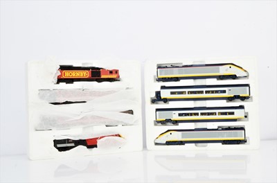 Lot 114 - Hornby  OO Gauge Unboxed Virgin and Eurostar High Speed Trains