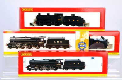 Lot 128 - Hornby China OO Gauge LMS Steam Locomotives with Tenders
