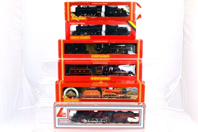 Lot 133 - Hornby Margate and Lima OO Gauge Steam Locomotives With Tenders (6)