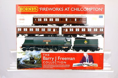 Lot 151 - Hornby China OO Gauge Barry J Freeman Collection Limited Edition Fireworks at Chilcompton Train Pack