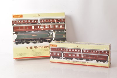 Lot 152 - Hornby China OO Gauge Pines Express Limited Edition Train Pack and Pines Express Coach Pack