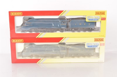 Lot 162 - Hornby China OO Gauge Steam A4 Streamline Locomotives with Tenders