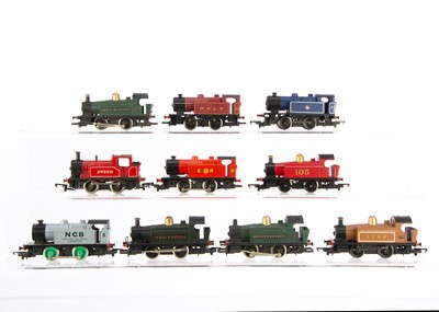 Lot 254 - Hornby 00 Gauge 0-4-0 Steam Tank Locomotives in assorted liveries