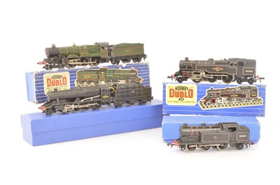 Lot 240 - Hornby-Dublo 00 Gauge 3-Rail BR  Steam Tank and Tender Locomotives (4)